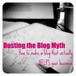 Busting the Blog Myth button