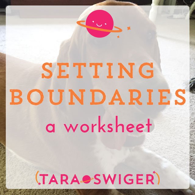 Get your FREE worksheet to help you establish healthy boundaries for your family + your business. Set aside regular working time, make time for family, and find balance in your work life! More information at TaraSwiger.com.