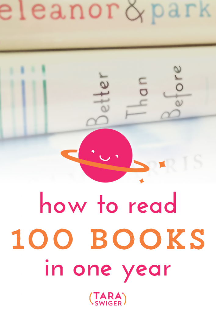 In 2015, I read 100 books - everything from comics to classic lit to business & home decor how-tos. If you want to set a big reading goal for yourself, in this post I'll help you do that. More at TaraSwiger.com.