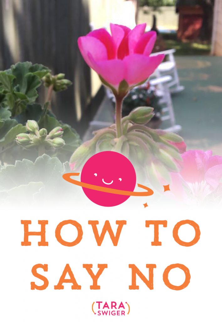 Tired of saying “yes” when you want to say no? We're replaying a popular episode from the past, because it's always a good reminder that you have permission to say no - to anything! In today’s episode you’ll learn: How to get comfortable saying no. 4 ways to say say no My exact scripts for getting more time, avoiding aggressive askers, and saying no. This is the second part of a three-part (free!) mini-class on Saying No (for fun + profit). Part 1 is here, Part 2 is today’s podcast, and Part 3 is a worksheet (to apply this to your own business), only available if you sign up at TaraSwiger.com/podcast121/