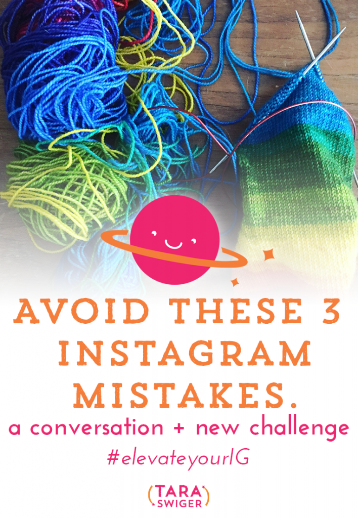 Today on the podcast, I’m not alone! I’m talking with knitwear designer, tech editor, teacher, and co-host of the Manchester workshops, Joeli Kelly of JoeliCreates.com. Joeli reviewed Instagram accounts and found that the same 3 mistakes kept popping up again and again. In this episode, we explore those mistakes (and how you can stop making them!). To help you avoid these mistakes and use Instagram in a way that works for you, Joeli and I have put together 5 days of challenges and prompts that will elevate your Instagram. To join in, sign up below this post! Find it at TaraSwiger.com/podcast139/