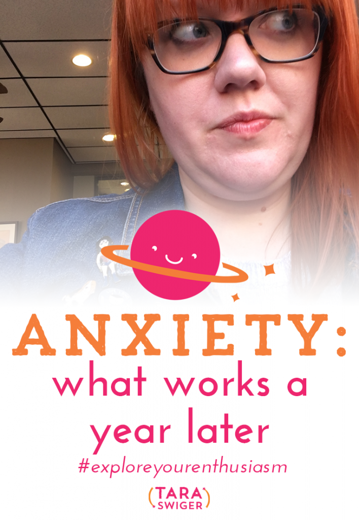 About a year ago, I realized: This isn't normal. I want to get better. I'm going to have to face this head on. I realized I had been living with anxiety, panic attacks and depression… for pretty much forever. A year ago I made that realization and last September, I talked about it with you in episode 123. Since then I've gotten so many emails, comments and conversations about your own struggles and the question: So what do you DO? Today I'd like to share what I've found works for me. Watch or listen at TaraSwiger.com/podcast153/