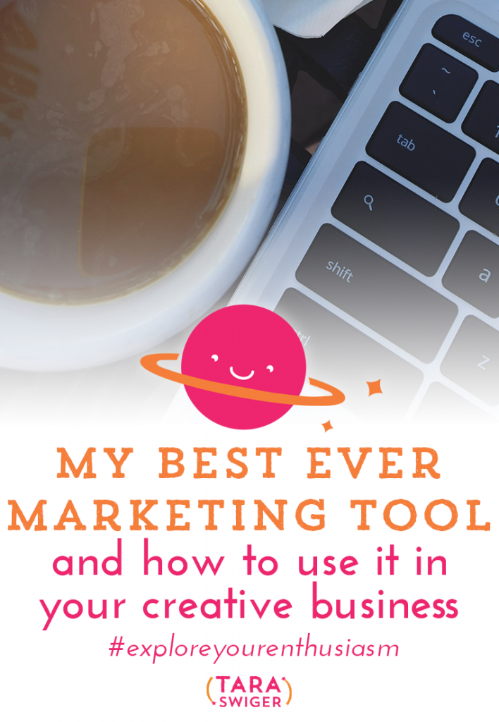 The best marketing tool I’ve ever used was my podcast, and I’ve seen podcasting work marketing wonders for other artists, crafters, and makers too! Listen to how my podcast works for me, and how I got started on this episode of Explore Your Enthusiasm at: TaraSwiger.com/podcast179