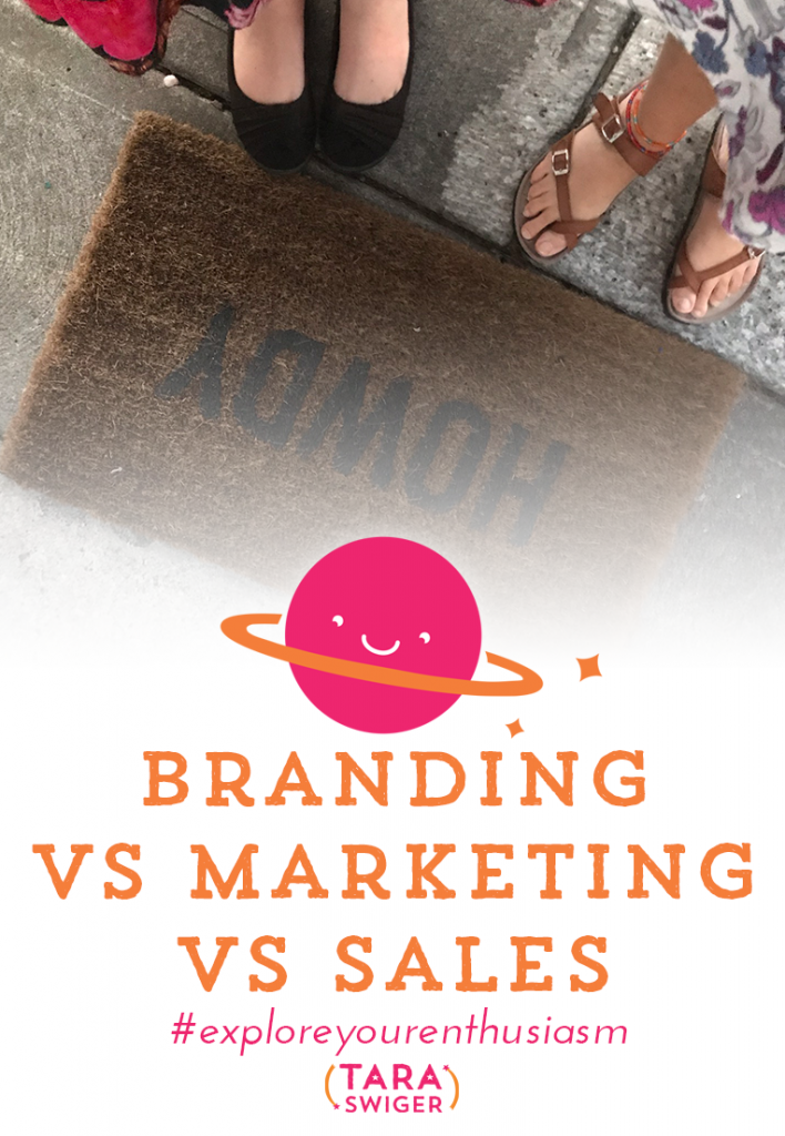 It’s not enough to just focus on marketing, or just on branding. You need branding plus marketing plus sales to make a creative business thrive. Learn more about the difference and how to rock all three at TaraSwiger.com/podcast219