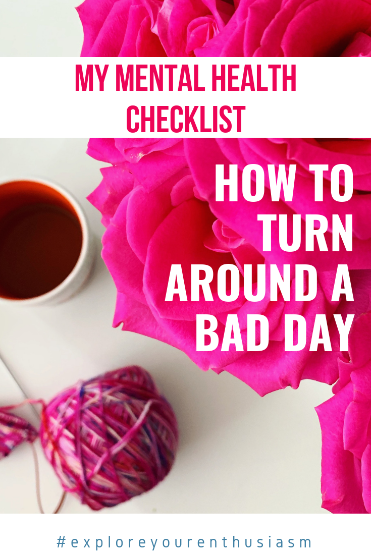 241: Turn a bad day around: mental health checklist - Tara Swiger