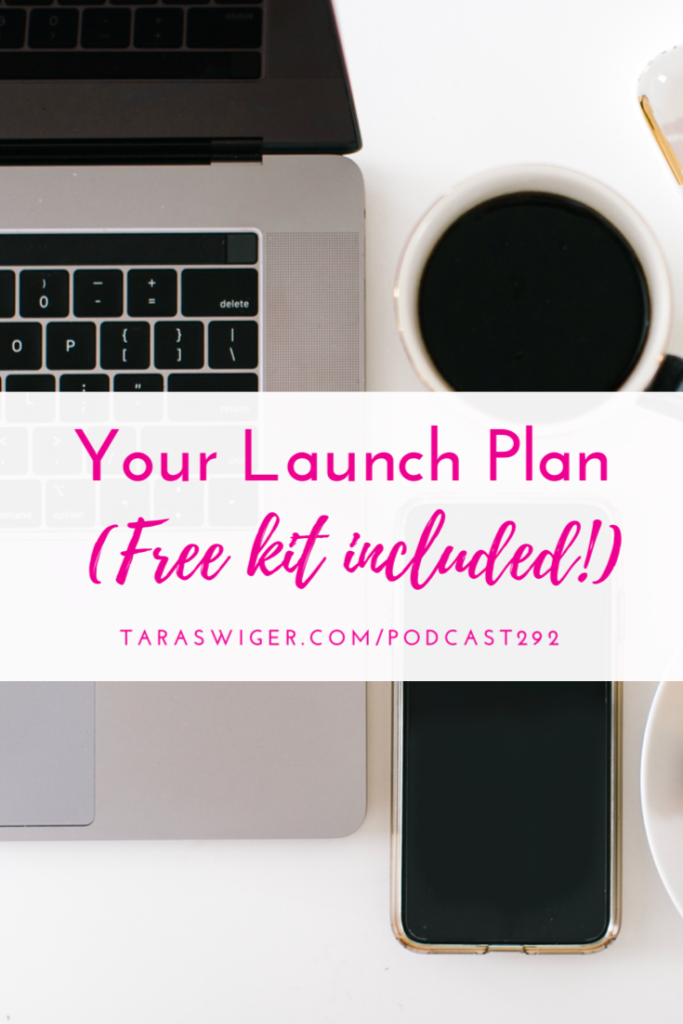 Launches have a TON of moving pieces! Creating a launch plan is the best way to keep track of all the moving pieces. Find out how to create your best launch plan yet at TaraSwiger.com/podcast292